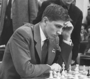 Porträt von Bobby Fischer